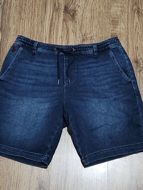 U.S. Polo Assn. Men's Dark Blue Athletic Drawstring Shorts